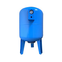 Гідроакумулятор100л VOLKS pumpe 10bar вертик.(з манометром)