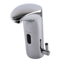 Змішувач сенсорний для умивальника HOTEC 19.114 DC/AC Hot/Cold