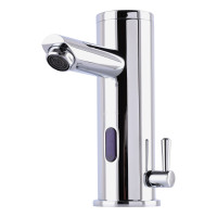 Змішувач сенсорний для умивальника HOTEC 19.115 DC/AC Hot/Cold