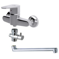 Змішувач для ванни та душу Cersanit CARI LONG SPOUT