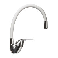 Змішувач для кухні EcoMix E-GEZ-203SLR-WHITE