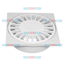 Трап 100*100 мм, нижнє відведення, D 50, пластиковий 