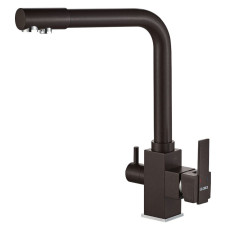 Змішувач для кухні під осмос Globus Lux GLLR-0100-6-MARONE