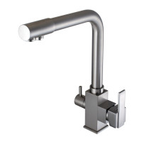 Змішувач для кухні під осмос Globus Lux GLLR-0100-8-STSTEEL