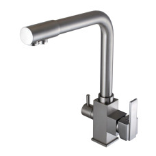 Смеситель для кухни под осмос Globus Lux GLLR-0100-8-STSTEEL