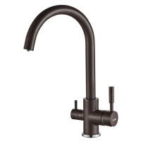 Смеситель для кухни под осмос Globus Lux GLLR-0333-6-MARONE