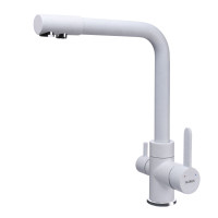 Змішувач для кухні під осмос Globus Lux GLLR-0444-7-WHITE