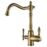 Змішувач для кухні під осмос Globus Lux GLLR-1000-9-BRONZE