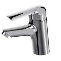 Змішувач для умивальника Cersanit AVEDO з металевим донним клапаном S951-143