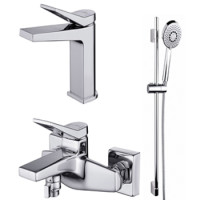 Комплект змішувачів для ванної кімнати Cersanit 3в1 B245