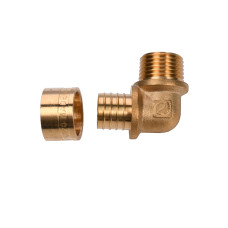 Коліно натяжное зовнішнє ISOLTUBEX 20x1/2