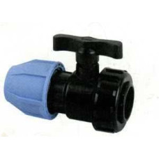 Кран кульовий ПНД Vsplast 25*3/4   ВР 6002