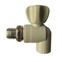 Кран радіаторний кутовий Kalde PPR ф25x1/2  22014