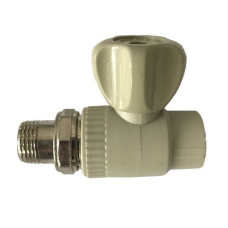 Кран радиаторный прямой Kalde PPR ф25x1/2  22010