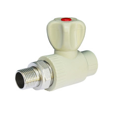 Кран радіаторний прямий Vsplast PPR ф20x1/2