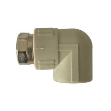 Угол с накидной гайкой Kalde PPR ф20х1/2  17013