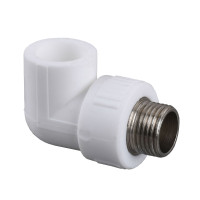 Кутник зовнішня різьба Kalde PPR 90 ф20х1/2 (білий)  18010