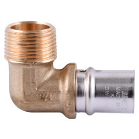 Уголок с наружной резьбой пресс APE ITALY AP 153 3/4х20