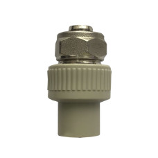 Муфта наружная резьба Kalde PPR под ключ ф20х1/2 * 16 для PE-X(внутренняя) 12094