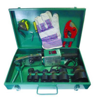 Паяльник PPR 1,6 кВт (в компл. ножницы,перчатки, рулетка) для ППР d20-63