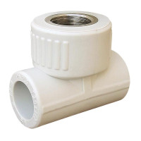 Тройник внутренняя резьба Vsplast PPR  20х1/2 ** 1015