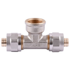 Тройник с внутренней резьбой APE ITALY 732 L 16x1/2x16