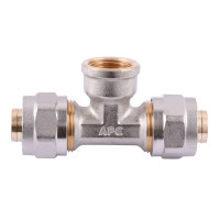 Трійник із внутрішньою різьбою APE ITALY 732 L 20х1/2x20