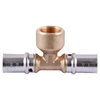 Тройник с внутренней резьбой пресс APE ITALY AP 132 16х1/2х16