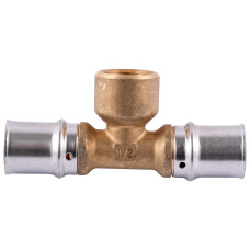 Тройник с внутренней резьбой пресс APE ITALY AP 132 20х1/2х20