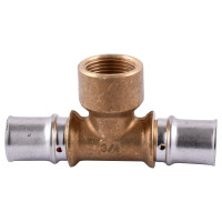 Тройник с внутренней резьбой пресс APE ITALY AP 132 20х3/4х20