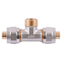 Трійник із зовнішньою різьбою APE ITALY 733 L 16x1/2x16