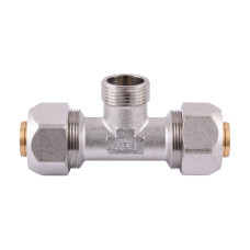 Тройник с наружной резьбой APE ITALY 733 L 26х3/4х26