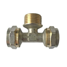 Трійник із зовнішньою різьбою NTM NF-1019 20х1/2х20