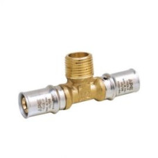 Тройник с наружной резьбой пресс APE ITALY AP 133 26х3/4х26