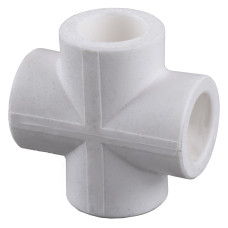 Крестовина Kalde PPR  ф20 (белый)  21020