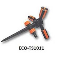 ECO-TS1011 Ороситель вращающийся трехрожковый, на пластиковом колышке TRIO