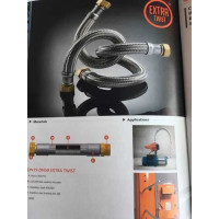 Шланг антивібраційний прямий TUCAI EXTRA TWIST 1