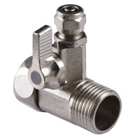 Кран кульовий 3-х ходовий для підключення системи очищення SP-66