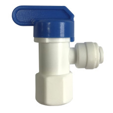 Кран на бачок зворотного осмосу 3/8 х 3/4