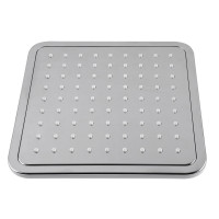 Душова лійка Globus Lux D051410-White- ТРОПИК,Квадратна,Хром-Біла Емаль, в коробці