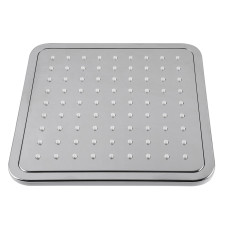 Душова лійка Globus Lux D051410-White- ТРОПИК,Квадратна,Хром-Біла Емаль, в коробці