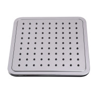 Душова лійка Globus Lux D051411-Black- ТРОПИК,Квадратна,Хром-Чорна Емаль, в коробці