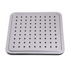 Душова лійка Globus Lux D051411-Black- ТРОПИК,Квадратна,Хром-Чорна Емаль, в коробці