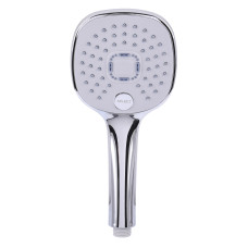 Душова лійка Globus Lux NS-003-00 Хром, Пласт., 2-позиційна Кнопка, 120мм,в коробці