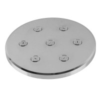 Душова лійка Globus Lux SD08A Тропик D200мм, Модерн форсунки,Хром Пласт.,в коробці