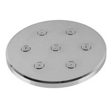 Душова лійка Globus Lux SD08A Тропик D200мм, Модерн форсунки,Хром Пласт.,в коробці