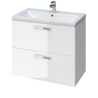 CET 565 Шафка MELAR Шафка  з умивальником  COMO 80 біла