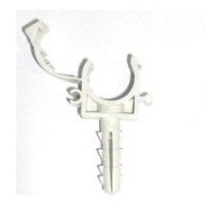 Клипса для трубы металлопластиковой с дюбелем NEW 16х2,0