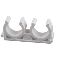 Крепление двойное Kalde PPR  25 (белый)  29052