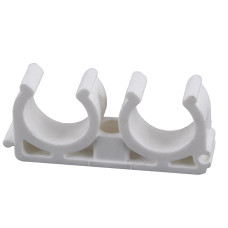 Кріплення подвійне Kalde PPR  25 (білий)  29052